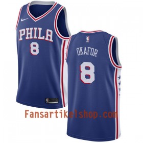 NBA Philadelphia 76ers Trikot Jahlil Okafor 8 Nike 2017-18 Blau Swingman - Herren